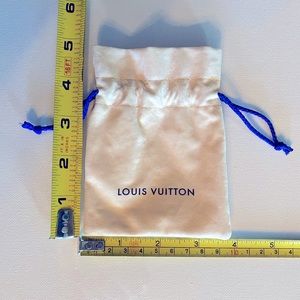 Louis Vuitton velvet jewelry pouch